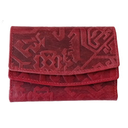 Dámská kožená peněženka DD X511-38 červená