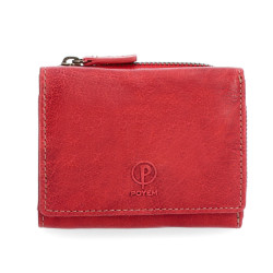 Dámská kožená peněženka Poyem 5227 červená
