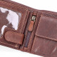 Pánská kožená peněženka Poyem 5230 hnědá