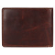 Pánská kožená peněženka Lagen 66-6535/M skeleton brown