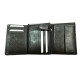 Krol 7070N černá kožená peněženka
