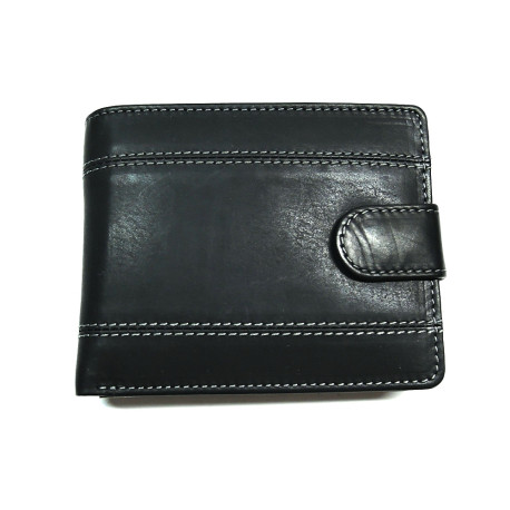 Krol 271513 černá kožená peněženka s přepnutím