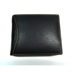 KROL 26094 černá kožená peněženka