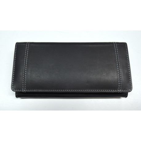 KROL 22090 černá dámská kožená peněženka