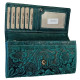 Dámská kožená peněženka Talacko 1854 zelená ražba