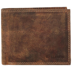 Pánská kožená peněženka Bellugio 114R-033 hnědá