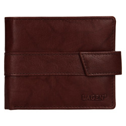 Pánská kožená peněženka Lagen V-03 hnědá
