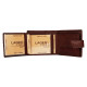 Pánská kožená peněženka Lagen V-03 hnědá