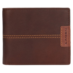 Pánská kožená peněženka Lagen 15195 brown/tan