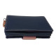 Dámská kožená peněženka DD D 301-62 modrá/růžová
