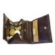 Malá kožená peněženka Katana 853047-02 tm.hnědá