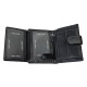 Pánská kožená peněženka DD D 501-01/B černá