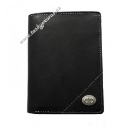 Pánská kožená peněženka DD D 501-01 černá