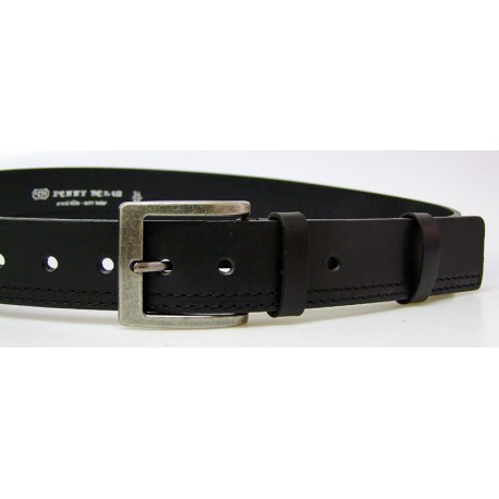 Opasek kožený Penny Belts 501-9-60 černý