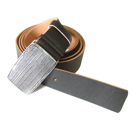 Kožený pásek Black 061-91 tm.hnědý