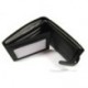 černá kožená peněženka s přepnutím