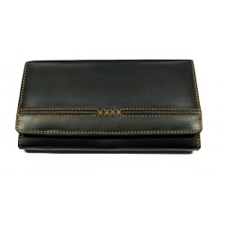 KROL 6091 černá dámská kožená peněženka