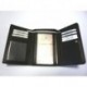 KROL 6087 černá kožená dámská peněženka