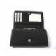 Krol 7051 černá kožená peněženka s kovovým rámečkem
