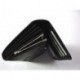 Krol 7051 černá kožená peněženka s kovovým rámečkem