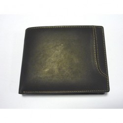KROL 7094N černá kožená peněženka