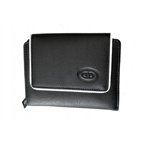 Dámská kožená peněženka DD A 303-51 černá/bílá