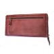 Dámská kožená luxusní peněženka Lagen 786-017/D fialová-plum