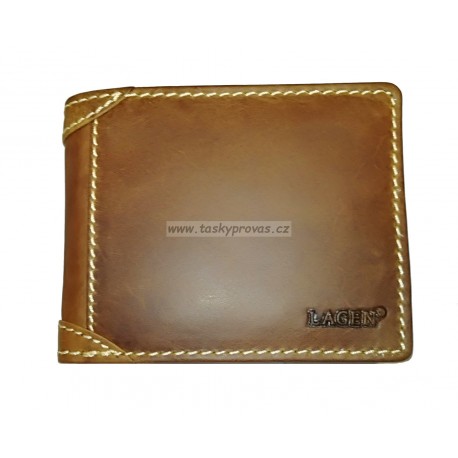 Pánská kožená peněženka Lagen 511462 sv.hnědá