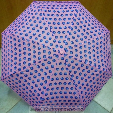 Deštník skládací Perletti 25992 borůvky