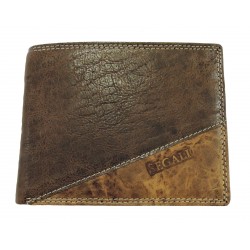 Pánská kožená peněženka Segali SG-1606 brown/tan