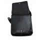 Kožená taška přes rameno Delami 751-01 černá