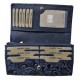 Dámská luxusní kožená peněženka Talacko 12026 modrá ražba