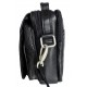 Kožená taška přes rameno Tom 1036-60 černá