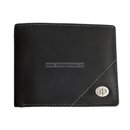 Pánská kožená peněženka DD D184-01 black