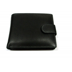 Krol 8028 černá kožená peněženka s přepnutím