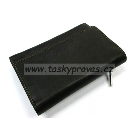 KROL 1015 černá dámská kožená peněženka