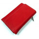 KROL 1015 červená dámská kožená peněženka