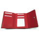 KROL 1015 červená dámská kožená peněženka