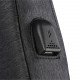 Hama brašna na Notebook s integrovaným USB kabelem Manchester, 44 cm (17,3"), černá 101873