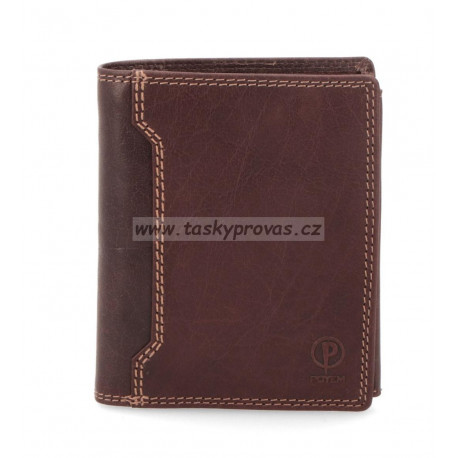 Pánská kožená peněženka Poyem ANDORA 5211 hnědá