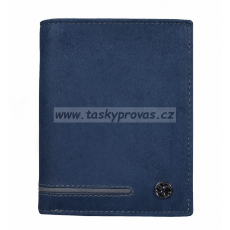 Pánská kožená peněženka Segali 730.115.2519 blue comb