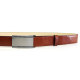 Pánský luxusní kožený společenský opasek s plnou sponou Belts 35-020-A15 hnědý
