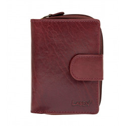 Dámská kožená peněženka Lagen 2002/T vínově červená