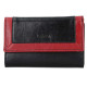 Lagen dámská kožená luxusní peněženka 4390/419 black/red