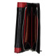 Lagen dámská kožená luxusní peněženka 4390/419 black/red