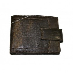 Pánská kožená peněženka Lagen V-06/T tm.hnědá