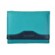 Dámská kožená peněženka Segali 61420 tyrkysová/modrá