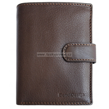 Pánská kožená peněženka SendiDesign 5704 brown