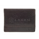 Pánská kožená peněženka Lagen LM-64665/T tm.hnědá