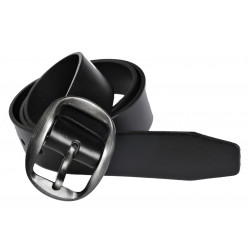 Opasek kožený Belts 56-60 černý
